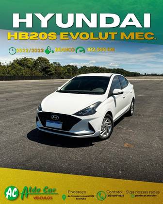 HYUNDAI HB20S 1.0 12V FLEX EVOLUTION MANUAL HYUNDAI HB20S 1.0 12V FLEX EVOLUTION MANUAL